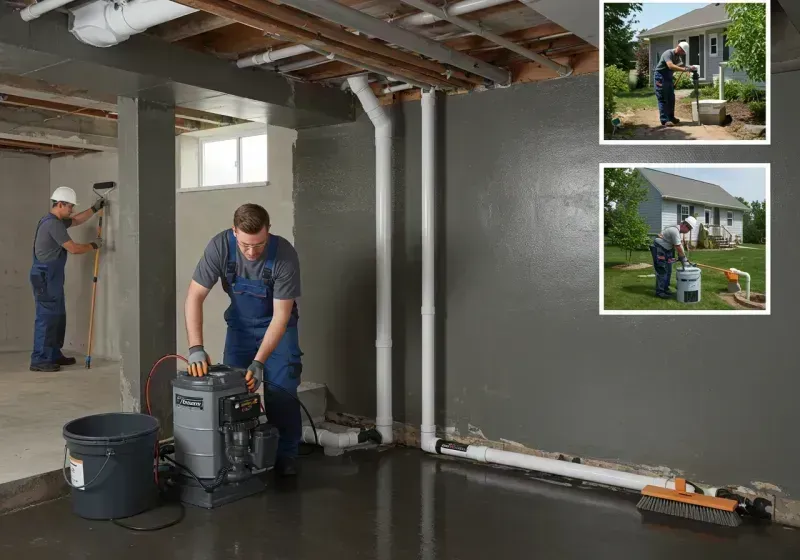 Basement Waterproofing and Flood Prevention process in Elfers, FL